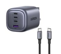 UGREEN Charging Bundle: 100W 4-Port Charger + USB-C Cable