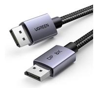 UGREEN DisplayPort Cable 8K@60Hz 9.8FT [VESA Certified] Braided DP 1.4 Display Lead Support 4K@240Hz, 2K@240Hz 32.4Gbps, HDCP 2.3, HDR, FreeSync&G-Sync, 3D Compatible with Gaming Monitor PC HDTVs (3M)