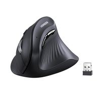 UGREEN Ergonomic Vertical Mouse, 2.4GHz Wireless or Bluetooth, 1000/1600/2000/4000DPI, 5 Buttons, Connects Up to 3 Mac/PC Computers, 57° Ergonomic Angle, Windows, MacOS, Linux, Chrome OS, Android