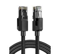 UGREEN Ethernet Cable 5M, High-Speed Gigabit Cat 6 Network Cable, POE 1000Mbps 250Mhz/s Braided Internet Cable RJ45 LAN Patch Cord Compatible with Router, Modem, Smart TV, PC & Laptop, PS5/PS4 Switch