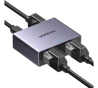 UGREEN Ethernet Splitter, 1 to 2 Gigabit Network Switch, 1000Mbps High-Speed Et