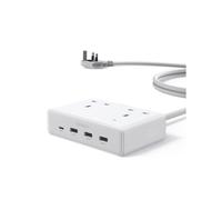 UGREEN Extension Lead with 4 USB Slots, 2 Way 2990