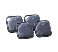 UGREEN FineTrack (4 Pack) Compatible with Apple Find My (iOS only), Tracker Tag with 2-Year Replaceable Battery, 80dB Alarm Volume, Bluetooth Finder for Keys, Wallet, Luggage, Suitcase and More
