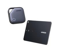 UGREEN FineTrack Compatible with Apple Find My (iOS only), FineTrack Slim Wallet Tracker, Bluetooth Finder for Keys, Wallet, Luggage, Suitcase and More