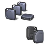 UGREEN FineTrack Duo (4 Pack) for iOS & Android, FineTrack S 2 Pack Compatible with Samsung SmartThings, Bluetooth Finder for Keys, Wallet, Luggage, Suitcase and More