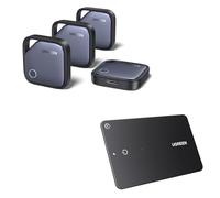 UGREEN FineTrack Duo (4 Pack) for iOS & Android, FineTrack Slim G Compatible with Find Hub (Android Only), Bluetooth Finder for Keys, Wallet, Luggage