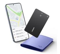 UGREEN FineTrack Slim S Wallet Tracker Compatible with Samsung SmartThings, Bluetooth Finder with Reverse Phone Find, 7-Day Location History, Magnetic Charging, IP68 Waterproof, 1.7mm for Galaxy Phone