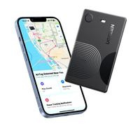 UGREEN FineTrack Slim Wallet Tracker Compatible with Apple Find My (iOS only), 7-Year Ultra-Long Battery Life, IP68 Waterproof, 100dB Alert, Smart Finder, Bluetooth Card for Wallet, Passports, Luggage