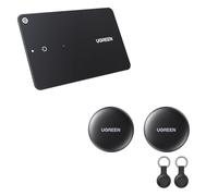 UGREEN FineTrack Slim Wallet Tracker for iOS only, FineTrack Mini 2 Pcak Compatible with Apple Find My (iOS only), Bluetooth Finder for Keys, Wallet, Luggage, Suitcase and More