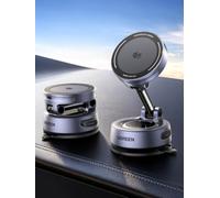 UGREEN for MagSafe Car Mount Charger 25W Suction Cup Magnetic Phone Holder | 38kPa Vacuum Suction Cup & Extendable 360° Arm,N52 Strong Magnets Wireless Car Cahrger Dashboard/Windscreen Mount for iPhone