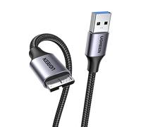 UGREEN Hard Drive Cable Braided USB 3.0 A to Micro B Cable 0.5M