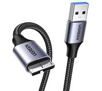 UGREEN Hard Drive Cable Braided USB 3.0 A to Micro B Cable 2M