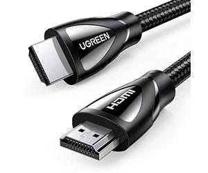 UGREEN HDMI 2.1 Cable 8K 4K 1440P@120/144/165/240Hz 48Gbps Ultra High Speed eARC Dolby Atmos Vision HDR HDCP 2.3 Compatible with PS5/4 Xbox Series X/S TV Soundbar Laptop Game Monitor PC DVD Player(3M)