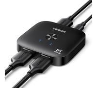 UGREEN HDMI 2.1 Switch, 4K@120Hz 8K@60Hz HDMI Switcher 2 IN 1 OUT, Hdmi Splitter Support HDCP 2.3, VRR & ALLM, Dolby Vision & Atmos for Switch 1/2, PS5 Pro/5/4, Xbox, Roku, Firestick, HDTV, Monitor