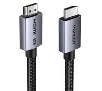 UGREEN HDMI Cable 2M 16K@60Hz 8K@240Hz 4K@480Hz 96Gbps Aluminum eARC VRR | HDR/Dolby Atmos/Vision,High Speed, LIP, HDCP 2.3 Braided for PS5/4 Xbox Series X/S Soundbar TV Laptop Gaming Monitor DVD PC
