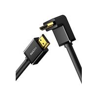 UGREEN HDMI Cable 4K@60Hz, HDMI 2.0 Lead Supports 90 Degree Angled, 18Gbps High Speed HDCP, 3D, ARC, HDR, HDMI Male Cable Compatible with PS5/PS4/PS3, Blu-ray Player, DVD, Sky Box, TV, Monitor (2M)