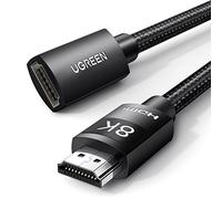 UGREEN HDMI Extender HDMI 2.1 Extension Cable 10K 8K 4K@240/120Hz eARC,0.5M | Male to Female Adapter,Dolby Atmos/Vision,HDR,48Gbps High Speed,VRR,HDCP 2.3,For TV Stick/Streaming Box/DVD Player/PS5/Xbox