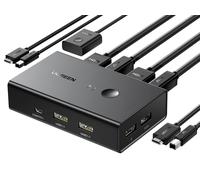 UGREEN HDMI KVM Switch 2 PC 1 Monitor Support 4K@60Hz USB KVM Switches