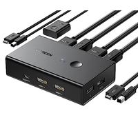 UGREEN HDMI KVM Switch 2 PC 1 Monitor Support 4K@60Hz USB3.0 KVM Switches
