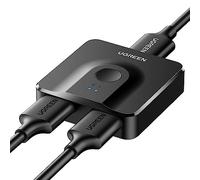 UGREEN HDMI Switch 4K@60Hz, Bi-directional HDMI Splitter 2 In 1 Out, hdmi Switcher Support 3D HDR10+ HDCP 2.2 Compatible with PS5 PS4 Xbox One TV Box Laptop HDTV Projector Monitor