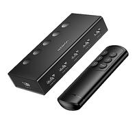 UGREEN HDMI Switch 5 in 1 Out, HDMI Splitter 4K@60Hz with Remote