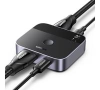 UGREEN HDMI Switch [ USB C & HDMI Input ] Support 4K@60Hz HDR 3D HDCP 2.2, Aluminum hdmi Switcher 2 in 1 out, Hdmi Splitter Compatible MacBook Pro/Air, PS5/4, Xbox, Laptop