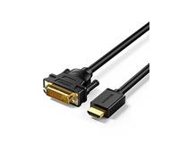 UGREEN HDMI to DVI Cable Bi-Directional DVI-D 24+1 HDMI Type A High Speed Adapter Full HD 1080P Converter Compatible with PC Laptop MacBook PS4 Xbox TV Box DVD Blu-Ray Monitor Display,Gold-Plated(2M)