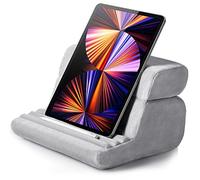 UGREEN iPad Stand Cushion Tablet Pillow Holder Rest Bed Lap Sofa Reading Pad Soft Foldable Compatible with iPad 10th 10.9/Pro 13 2024 12.9/Air/Mini,iPhone 16,Galaxy Tab A8 A9 S9,Surface Go,Book(Gray)