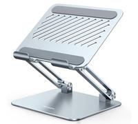 UGREEN iPad Stand Tablet Holder Desk Adjustable Foldable Portable Mount Compatible with iPad Pro 13 2024 12.9 11/Air/Mini/10th 10.9,iPhone 17,Galaxy Tab S11 A9+,Surface Pro,Portable Monitor(Blue-grey)