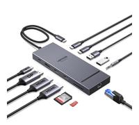 UGREEN Laptop Docking Station 12-in-1 Triple Display, 2HDMI+DP USB C Hub