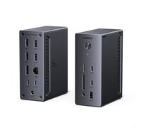 UGREEN Docking Station, Triple 4K Display (2x HDMI+ DP), 14-Port USB-C Dock, 100W Max Charging for Laptop, 27W Max USBC, 10Gbps USB-C/A, 170MB/s SD, Ethernet, Audio, 140W Power Supply for Dell, HP
