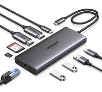 UGREEN Laptop Docking Station Revodok Pro 210 USB C Hub (10 in 1) Dual 4K@60Hz