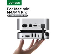 UGREEN Mac Mini Docking Station USB HUB Type-C to DP 4K240Hz M.2 NVMe SSD Slot 10Gbps USB-A Splitter SD&TF 3.5MM for Mac Mini M4 10-in-1