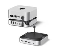 UGREEN Mac Mini M4 Dock with 10Gbps NVMe SSD Enclosure (Up to 8TB), USB C Hub with with 3x USB-A 10Gbps, 2x USB-A 3.0, 2x USB-C 10Gbps, 170MB/s SD/TF, Dock & Stand for Mac Mini M4/M4 Pro