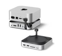 UGREEN Mac Mini M4 Dock with DisplayPort, 8K@120Hz Max Display, Up to 8TB M.2 NVMe Enclosure, 4x USB-A and 1x USB-C Data ports, SD/TF Card Slots, 3.5mm Audio for Mac Mini M4 / M4 Pro