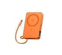 UGREEN MagFlow 10000mAh Qi2 25W MagSafe Power Bank Built-in Cable (Orange)