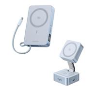 UGREEN MagFlow 25W Qi2 Certified Magsafe Charger Compatible Wireless Charger Stand and 10000mAh Power Bank