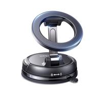 UGREEN Magsafe Car Mount, [22xN55 & 80 LBS] 2500gf Magnetic Phone Holder with Vacuum Suction Cup, 360° Rotatable Car Phone Holder Compatible with iPhone 16 Pro Max 15 14 13 12, Other with Metal Rings