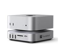 UGREEN Maxidok Thunderbolt 5 Mac Mini Dock, Revodok 10-in-1 TB5 Docking Station, 120Gbps Max Transfer, Single 8K, Dual 6K@60Hz, 8TB NVMe SSD Slot, SD/TF 4.0, Cooling System for Mac Mini M4/M4 Pro