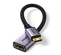 UGREEN Mini HDMI to HDMI Adapter 4K@60Hz 1440P@144Hz Bi-directional Cable
