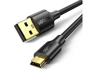 UGREEN Mini USB Cable USB 2.0 Type A to Mini B Cable Data Charging Cable Compatible with Hero 3/4, Hero HD, PS3 Controller, MP3 Players, Dash Cam, Canon, Nikon, SatNav, GPS Receiver, PDAs, etc (1M)
