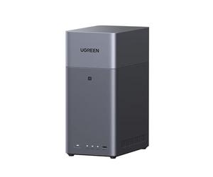 UGREEN NASync DH2300 2 Bay Desktop NAS, NFC Tap for Connecting, AI Photo Album, 4K Personal Video Library, Beginner-Friendly NAS System, Home NAS Server with 1GbE LAN and 4GB RAM (Diskless)