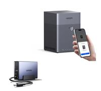 UGREEN NASync DH4300 Plus 4-Bay NAS and US2000 UPS Bundle | Up to 128TB Storage, 2.5GbE, 8GB Memory, AI Photo Management, 72W 6000mAh Battery Backup, Diskless