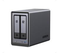 Ugreen Nasync Dxp 2800, 2-Bay Desktop Nas, Intel N 100 Quad-Core Processor, 8 Gb Ddr 5 Ram, 2.5 Gbe Ethernet, 2 X M.2 Nvme Slots