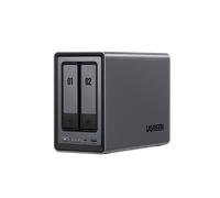 UGREEN NASync DXP2800 2-Bay Desktop NAS, Intel N100 Quad-core CPU, 8GB DDR5 RAM, 2.5GbE, 2 * M.2 NVMe Slots, 4K HDMI, Network Attached Storage (Diskless)