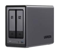 UGREEN NASync DXP2800 NAS Enclosure - 2 Bay, Black, Black