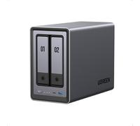 UGREEN NASync DXP2800 NAS System 2-Bay Compact Intel® N N100 8 GB DDR5 0 TB UGOS Pro Black
