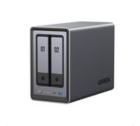 UGREEN NASync DXP2800 NAS System 2-Bay Compact Intel® N N100 8 GB DDR5 0 TB UGOS Pro Black