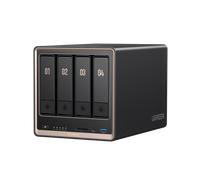 UGREEN NASync DXP4800 GT 4-Bay NAS Storage, Dual 10GbE LAN, AMD Ryzen Embedded R2514 CPU, 8GB RAM, ECC - Support, SD Card Slot, U.2 & M.2 Slots, 4K HDMI, Surveillance Center, Docker (Diskless)