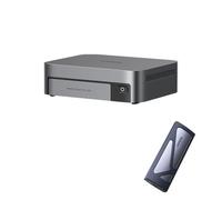 UGREEN NASync DXP480T Plus 4-Bay All-Flash SSD NAS + M.2 NVMe Enclosure, Intel i5 1235U 10-Core,8GB DDR5,128G SSD,10GbE,Wi-Fi 6,4×M.2,8K HDMI,2×TBT4 |10Gbps Aluminum Tool-Free,USB3.2 Gen2,UASP&TRIM